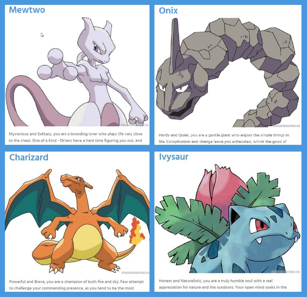 What Pokemon Nature are you? - Quiz