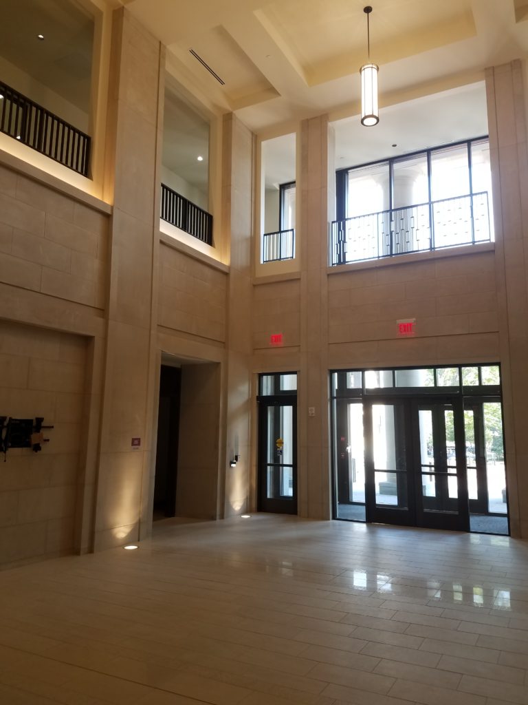 entrance to the law school facing Senate Street