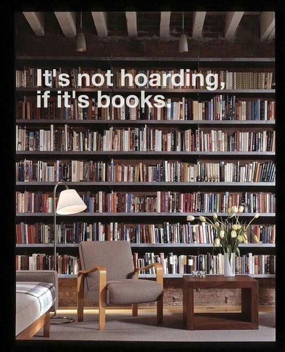 It's not hoarding if it's books