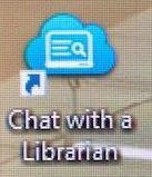 Shortcut icon for Chat with a Librarian page
